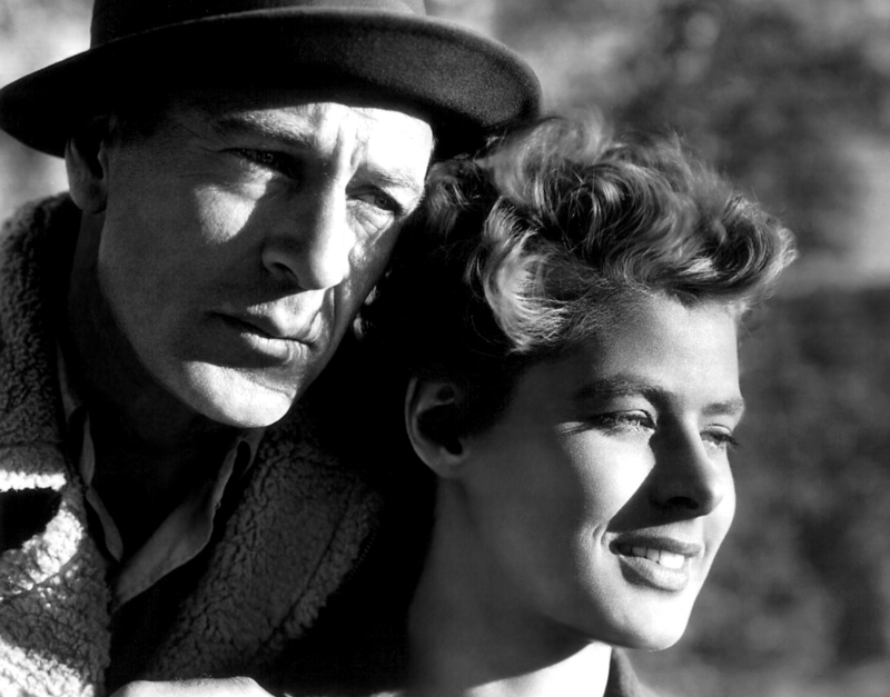 Ingrid Bergman and Gary Cooper For whom the Bells Tolls
